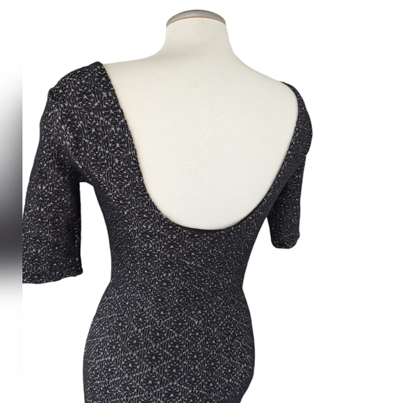 Free People Lady Pucker Scoop Black Bodycon Dress size small - Picture 10 of 15